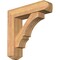 Ekena Millwork Balboa Craftsman Smooth Bracket w/ Offset Brace, Western Red Cedar, 7 1/2"W x 30"D x 30"H BKT0806X30X30BOA04SWR - alternate 1